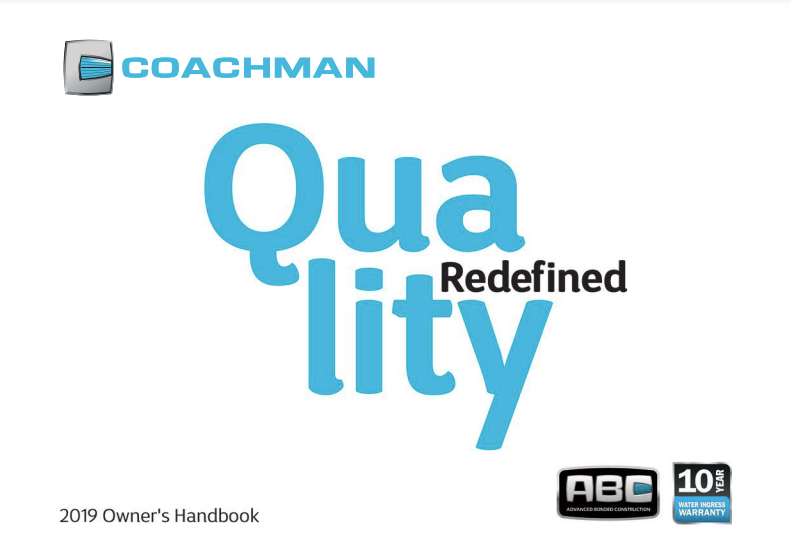 2019 Coachman Caravan Handbook PDF
