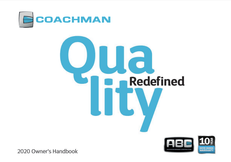 2020 Coachman Caravan Handbook PDF