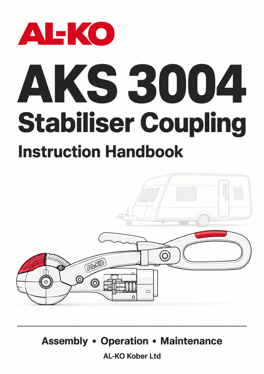 AL-KO AKS 3004 Caravan Stabiliser Instruction Handbook
