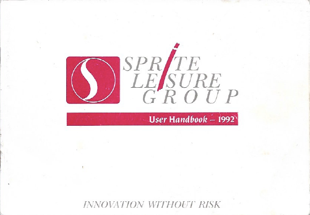 1992 Sprite Caravan Handbook PDF