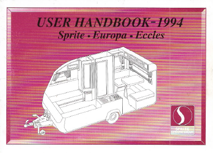 1994 Sprite Caravan Handbook PDF