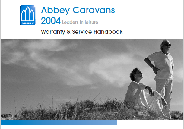 2004 Abbey Caravan Service Handbook PDF