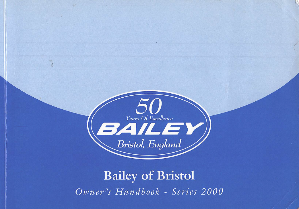 2000 Bailey Caravan Handbook