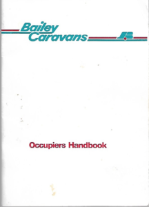 1988 Bailey Caravan Handbook PDF