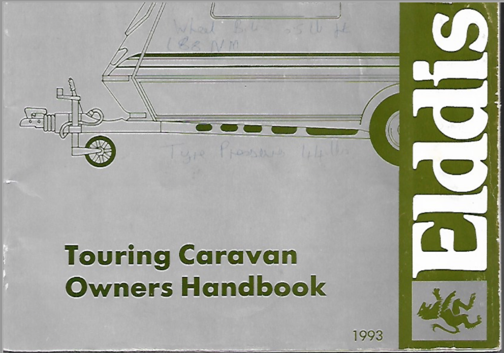 1993 Elddis Caravan Handbook PDF