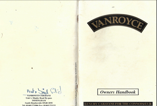 1995 Vanroyce Caravan Handbook