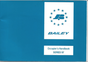 1997 Bailey Caravan Handbook PDF