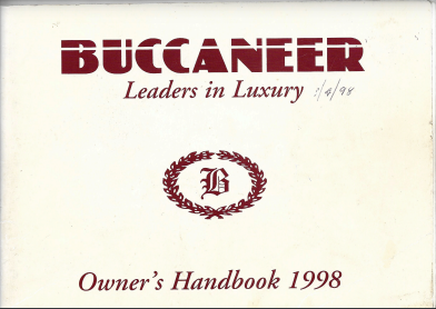 1998 Buccaneer Caravan Handbook PDF