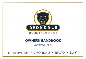 2000 Avondale Caravan Handbook