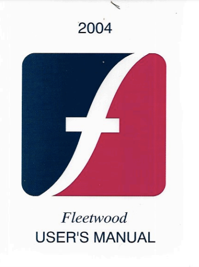 2004 Fleetwood Caravan Handbook PDF