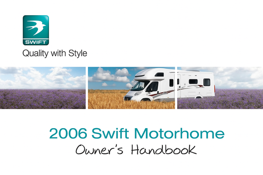 2006 Swift Motorhome Handbook PDF