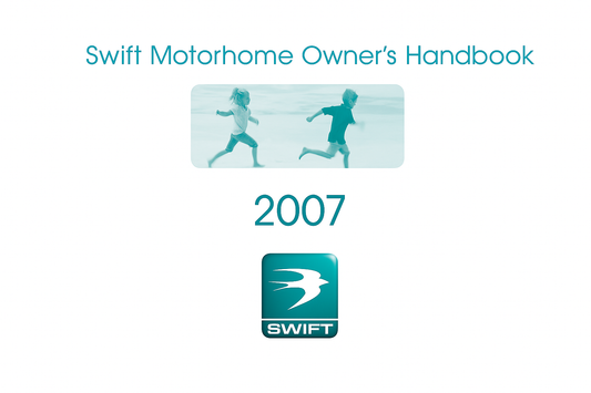 2007 Swift Motorhome Handbook
