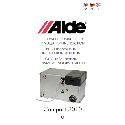 Alde Compact 3010 Boiler Operating & Installation Instructions