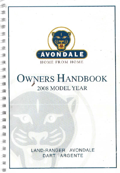 2008 Avondale Caravan Handbook PDF