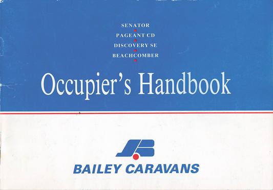 1994 Bailey Caravan Handbook