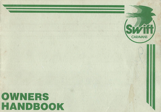 1987 Swift Caravan Handbook PDF