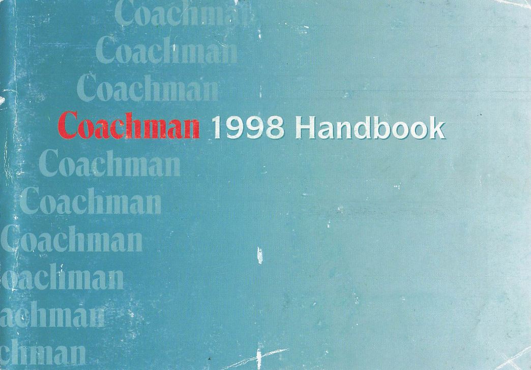 1998 Coachman Caravan Handbook PDF