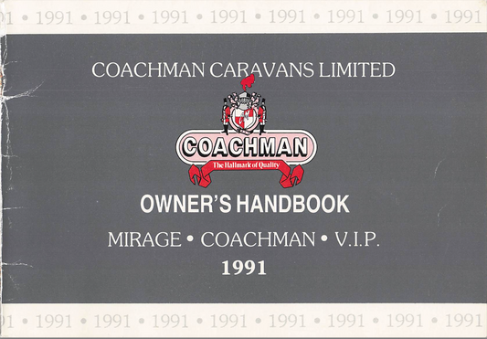 1991 Coachman Caravan Handbook PDF