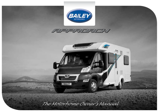 2013 Bailey Approach Autograph Motorhome Handbook