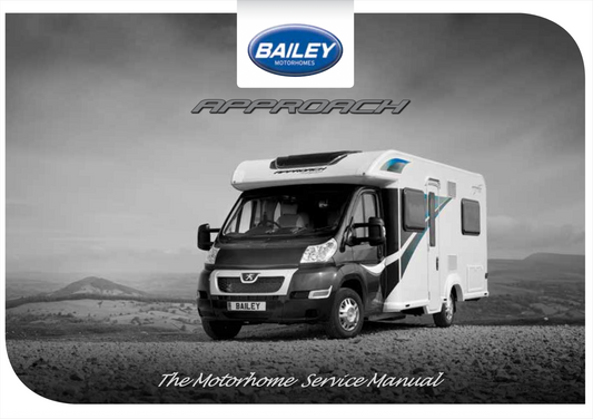 2013 Bailey Approach Compact Motorhome Service Handbook