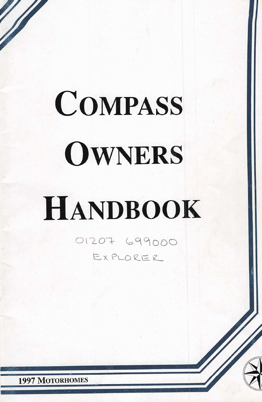 1997 Compass Motorhome Handbook