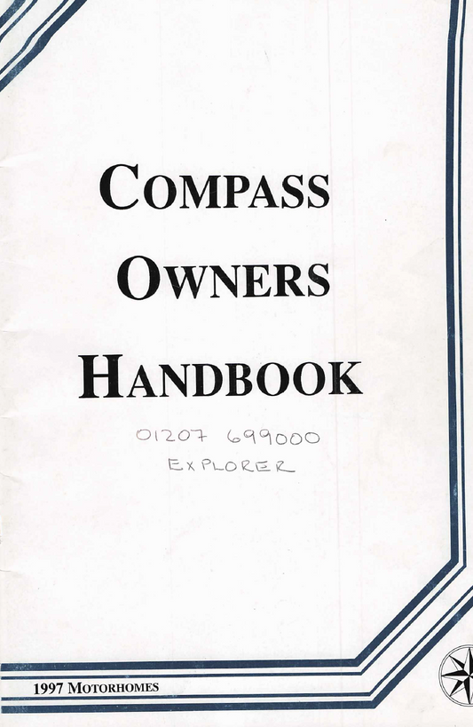 1997 Compass Motorhome Handbook