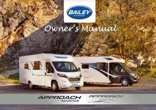 2014 Bailey Approach Advance & Autograph Motorhome Handbook