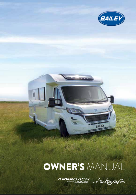 2017 Bailey Approach Advance & Autograph Motorhome Handbook