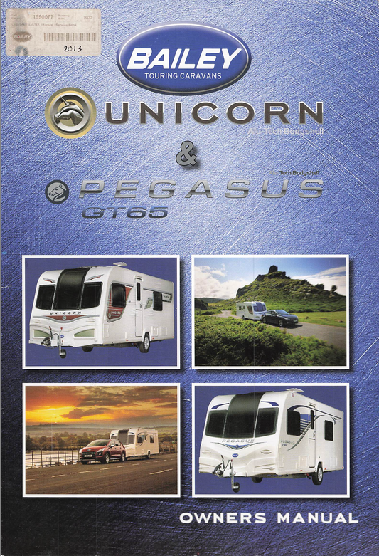 2013 Bailey Caravan Handbook PDF