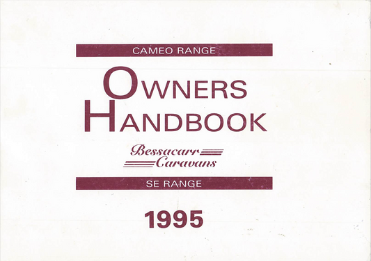 1995 Bessacarr Caravan Handbook PDF