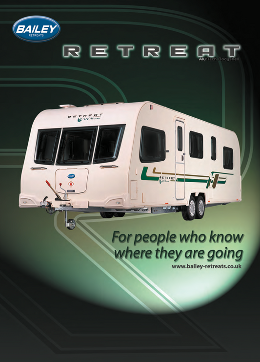 2012 Bailey Retreat Caravan Service & User Handbook PDF Bundle
