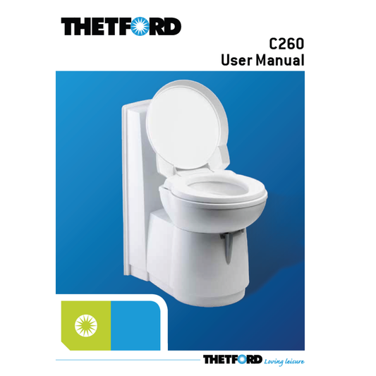 Thetford C260 Series Swivel Bowl Cassette Toilet User Manual