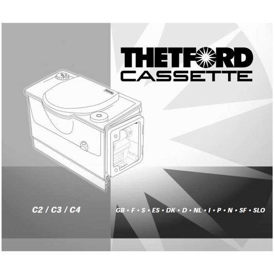 Thetford C2 C3 C4 Cassette Toilet Instruction Manual