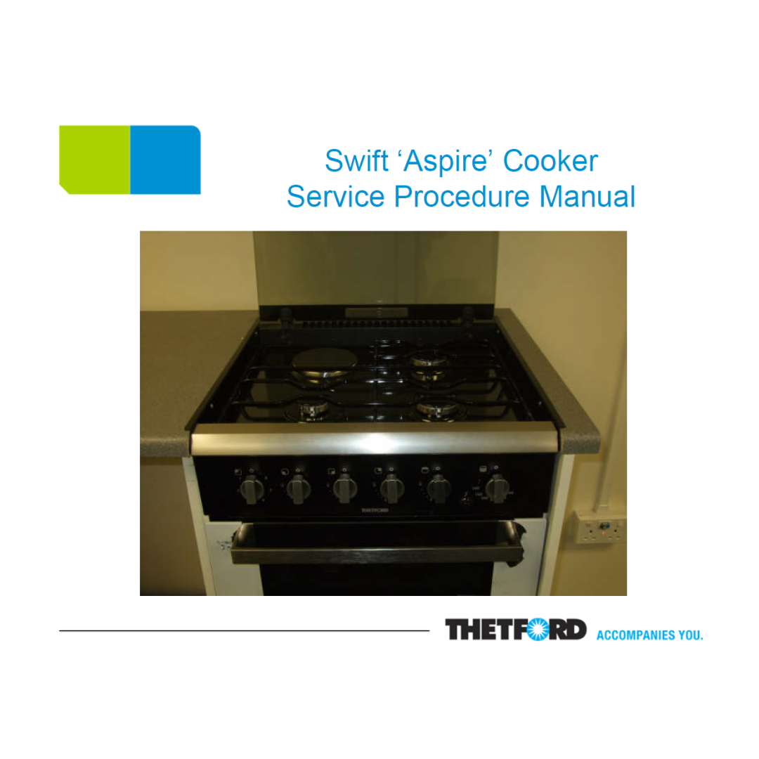 Thetford Cooker & Hob Service Procedure Manual – Aspire, Caprice, Triplex, Duplex & More